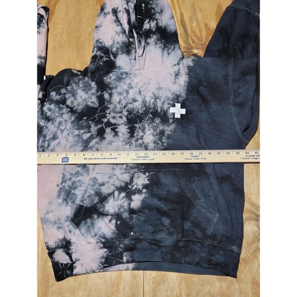 Dan + Shay Tour Tie Die Hoodie Adult L  PULLOVER Cotton Drawstring Men @G5 - Picture 5 of 6